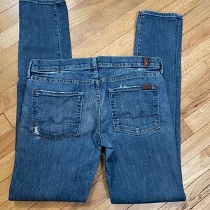 Seven for all mankind skinny jeans size 31- 100% authentic- EUC